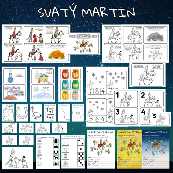 Svatý Martin - Obrázkový příběh a aktivity
