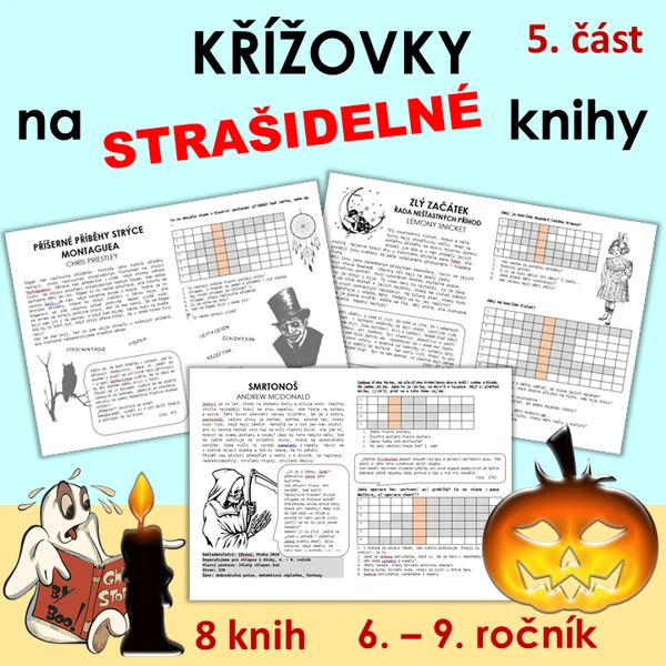 Křížovky na strašidelné knihy (5. část)