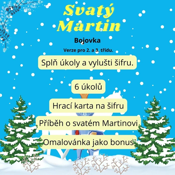 Svatý Martin - bojovka (verze pro 2. a 3. třídu)