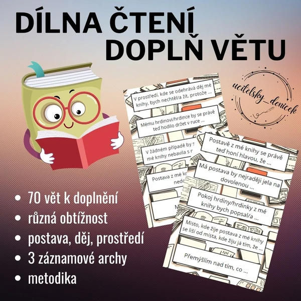 Dílna čtení - Doplň větu