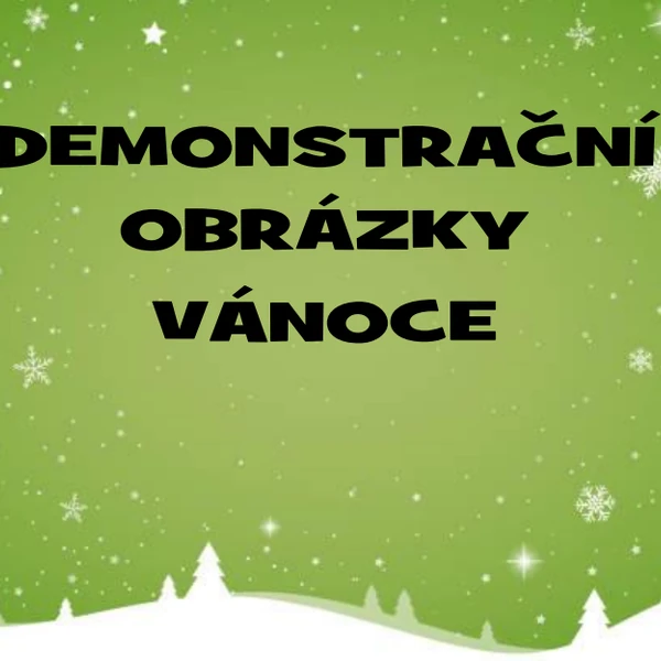 DEMONSTRAČNÍ kartičky - VÁNOCE