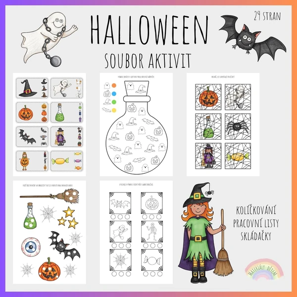 Halloween, soubor aktivit