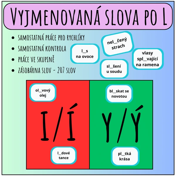 Vyjmenovaná slova po L