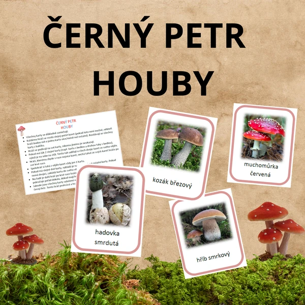 Černý Petr - houby