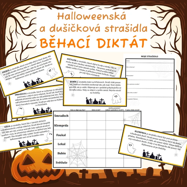 Halloweenská a dušičková strašidla