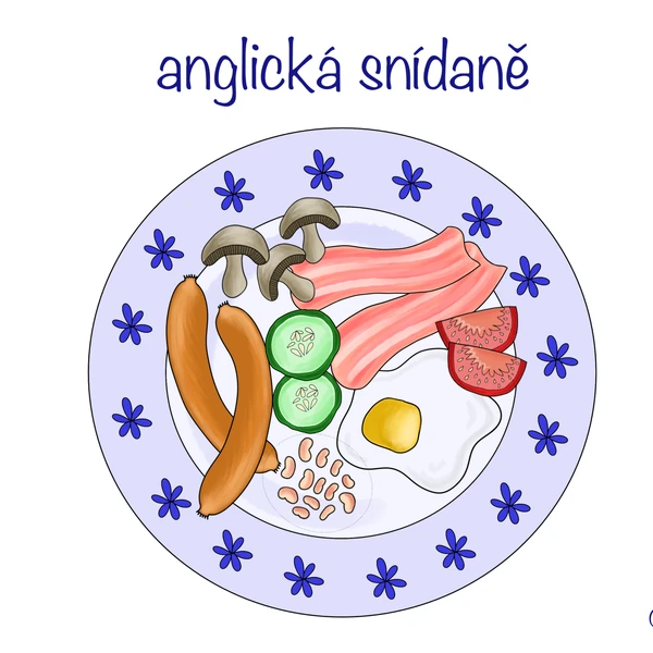 Anglická snídaně 