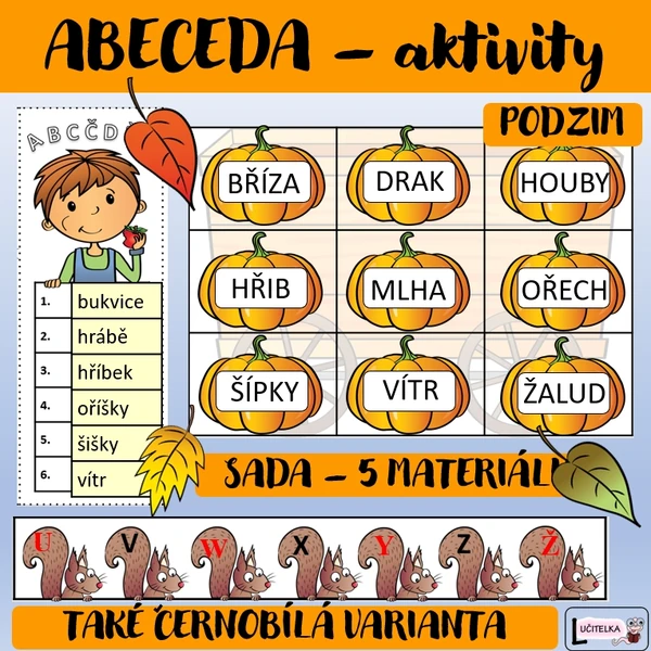 ABECEDA - sada aktivit /podzim