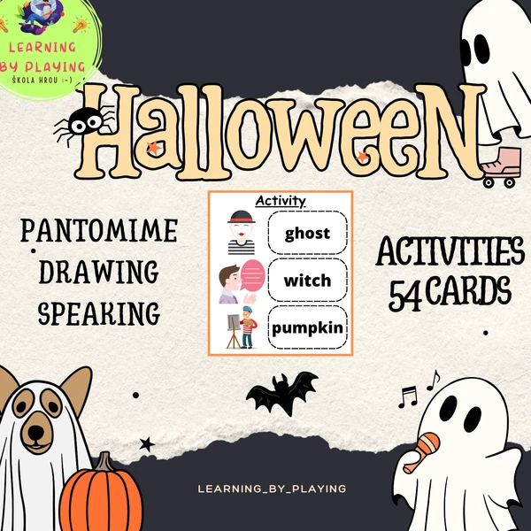 HALLOWEEN - ACTIVITY (54 CARDS)