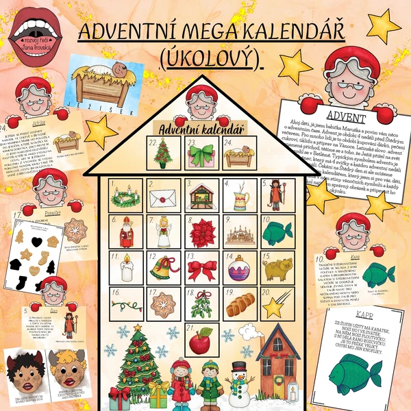 MEGA ADVENTNÍ KALENDÁŘ (ÚKOLOVÝ)
