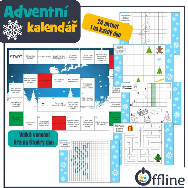 Adventní kalendář plný aktivit