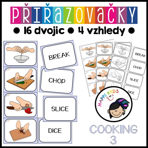 Přiřazovačky - COOKING 3