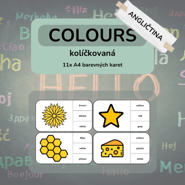 Kolíčkovaná - colours