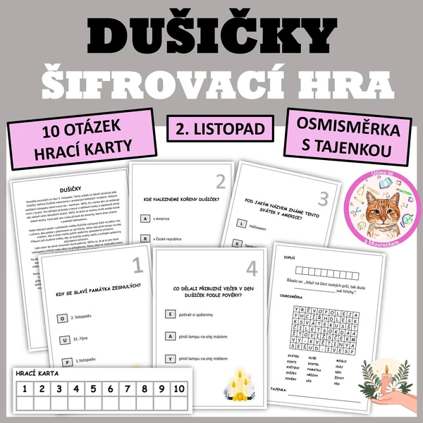 DUŠIČKY - Šifrovací hra