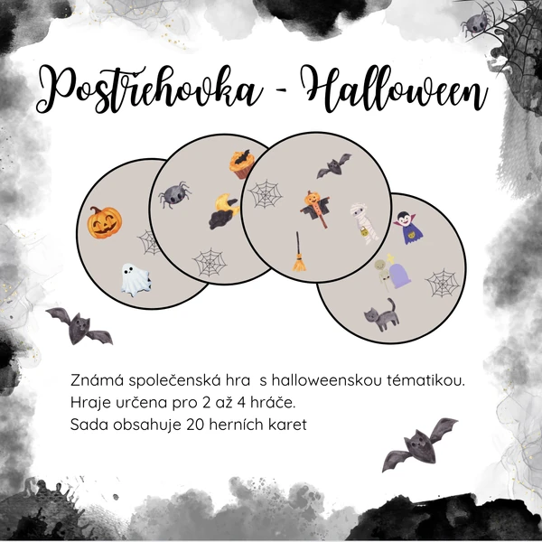Halloween postřehová hra