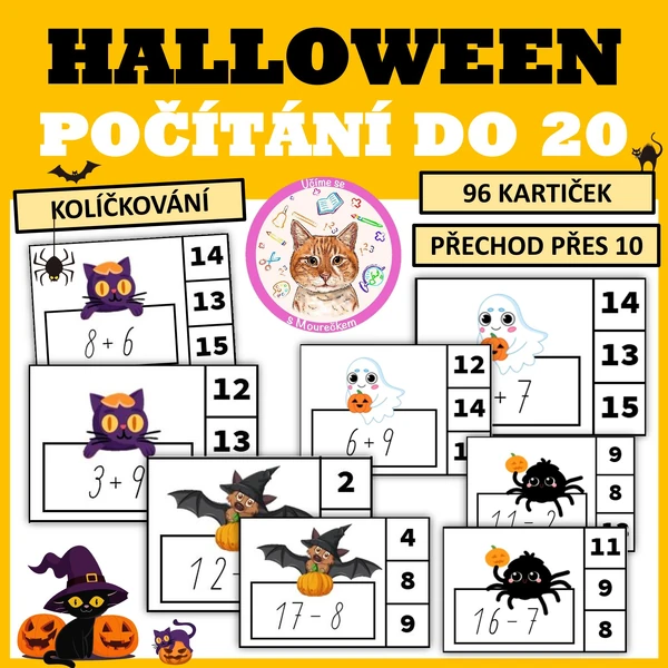HALLOWEEN - Počítání do 20