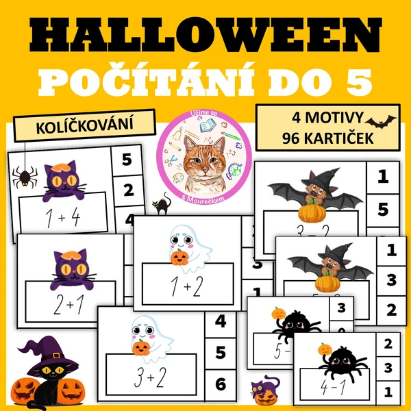 HALLOWEEN - Počítání do 5