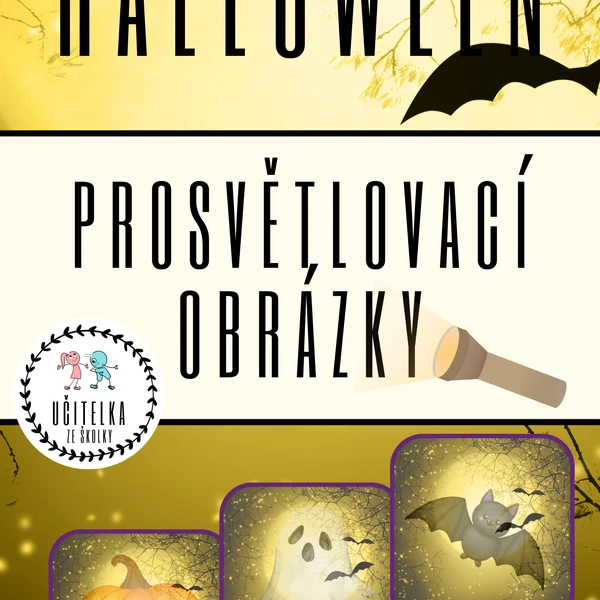 HALLOWEEN - prosvětlovací obrázky