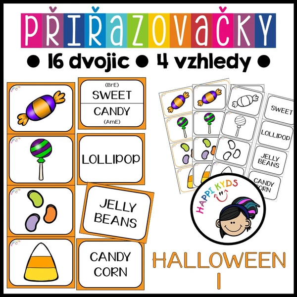 Přiřazovačky - HALLOWEEN