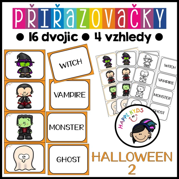Přiřazovačky - HALLOWEEN 2