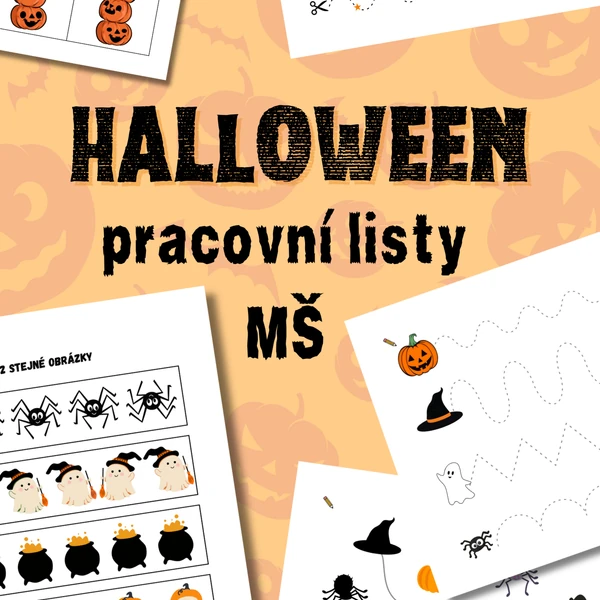 Pracovní listy HALLOWEEN
