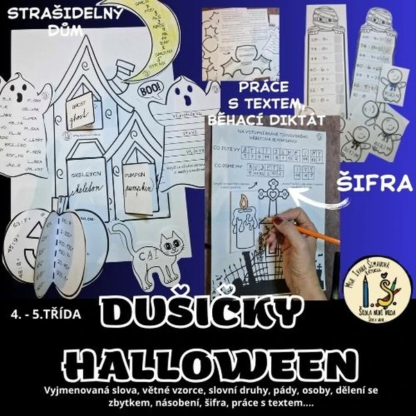 Halloween, dušičky - 4. - 5. r.