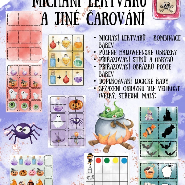Haloweenské míchání lektvarů a jiné čarování