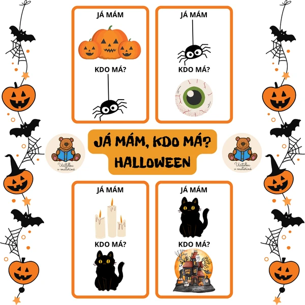 Hra "Já mám, kdo má?" Halloween