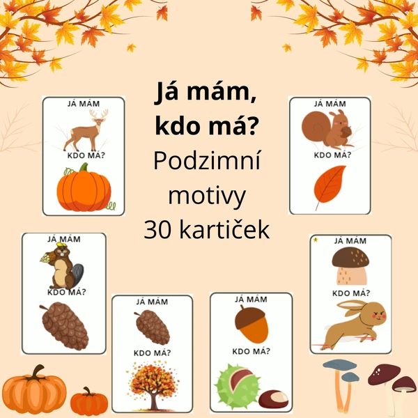 Já mám, kdo má? Podzimní motivy