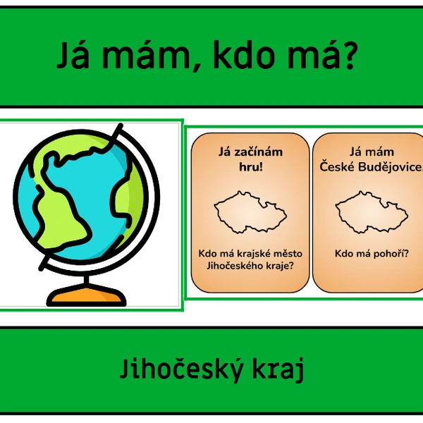 Jihočeský kraj - Já mám, kdo má?