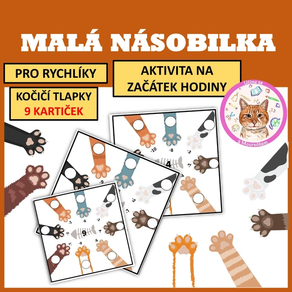 KOČIČÍ TLAPKY - Malá násobilka