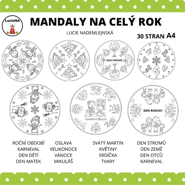 MANDALY NA CELÝ ROK