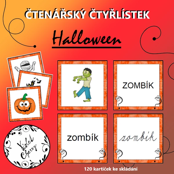 Čtenářský čtyřlístek - Halloween