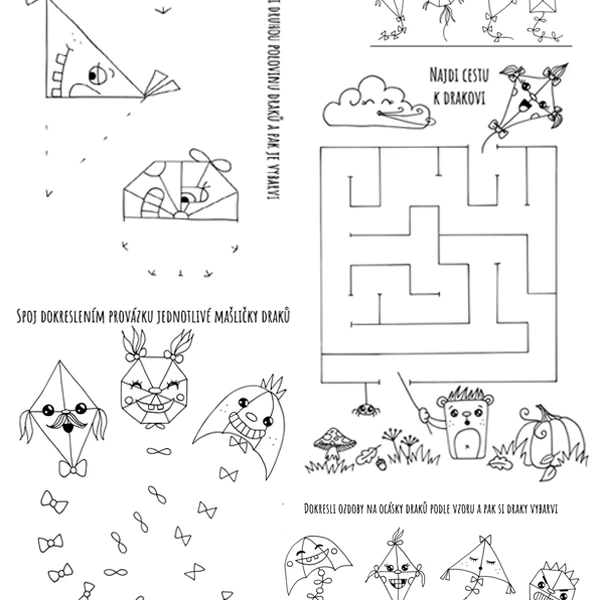 Drakiáda - postřeh, logika, grafomotorika