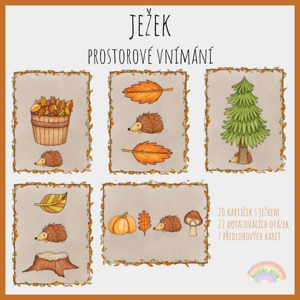 Ježek, prostorové vnímání