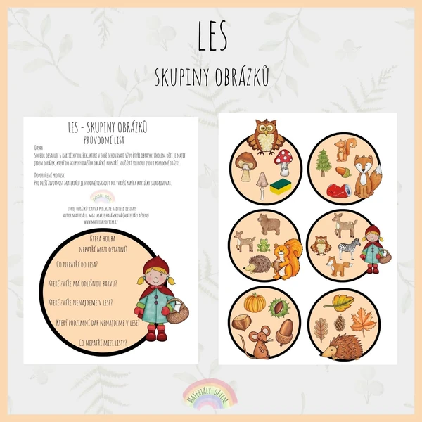 Les - skupiny obrázků