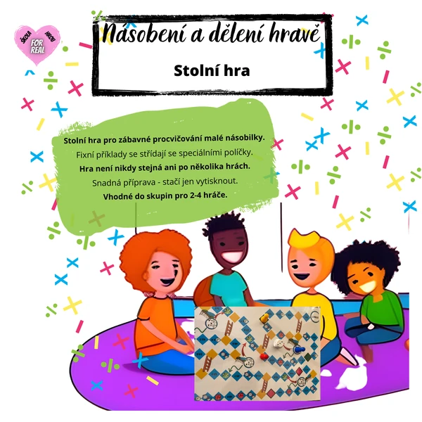 Násobení a dělení hravě - stolní hra