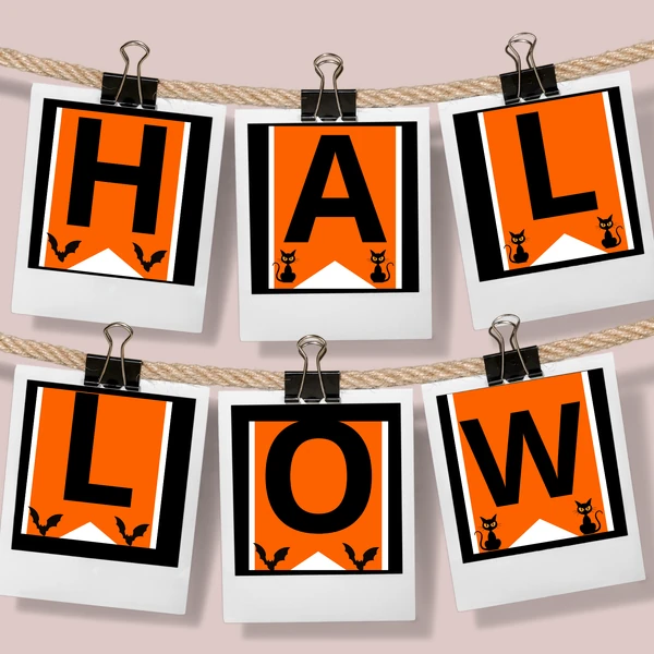 Praporky na výzdobu HALLOWEEN