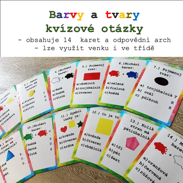 Kvízové otázky - Barvy a tvary