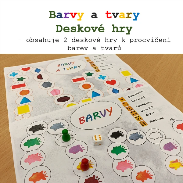 Deskové hry - Barvy a tvary