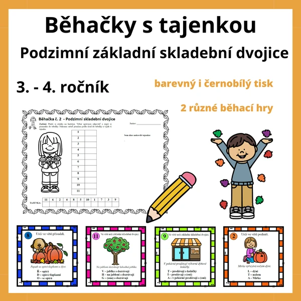 Běhačky s tajenkou: Základní skladební dvojice