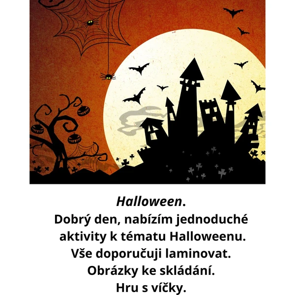 Halloweenské aktivity pro děti