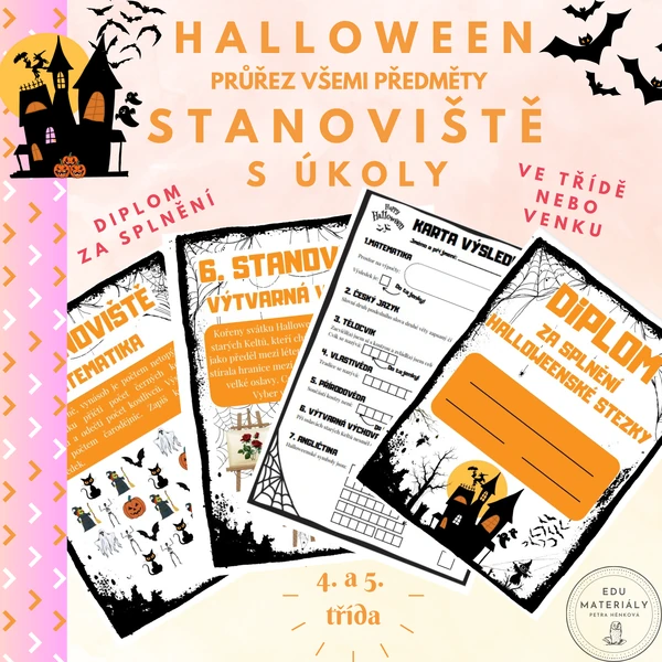 Halloweenská stezka se stanovišti