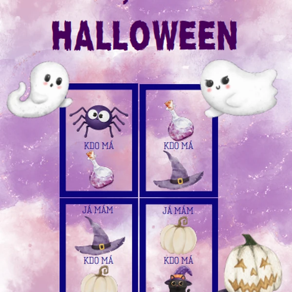 Halloweenská hra Já mám, kdo má? 