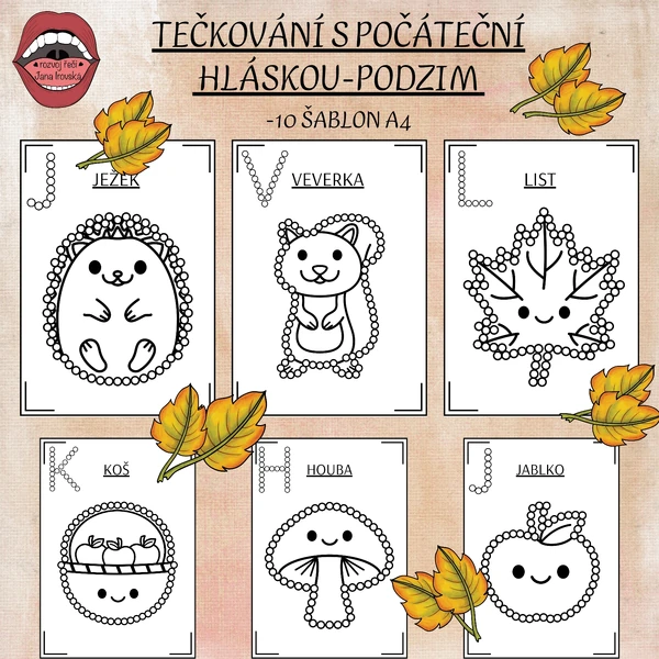 TEČKOVÁNÍ S POČÁTEČNÍ HLÁSKOU-PODZIM