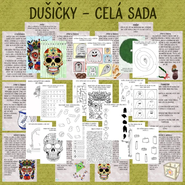 Dušičky - Celá sada