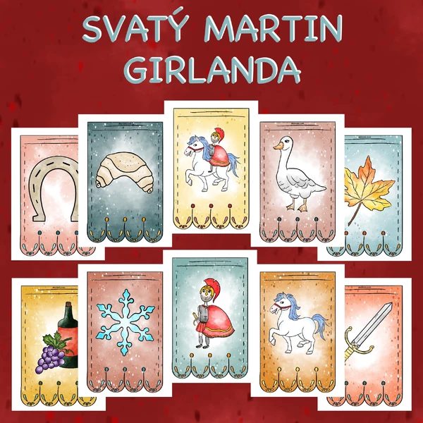 Svatý Martin - Girlanda