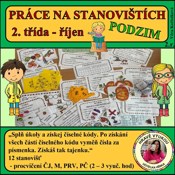 PODZIM – práce na stanovištích – 2. třída