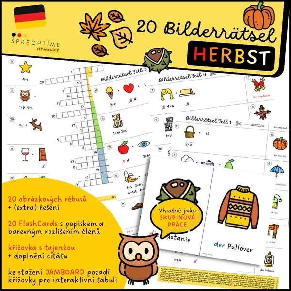 20 Bilderrätsel HERBST