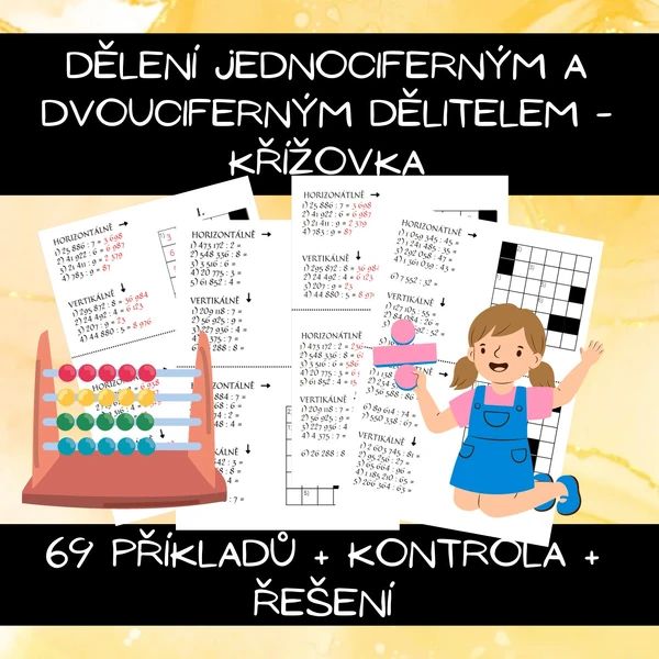 Dělení jednociferným a dvouciferným dělitelem
