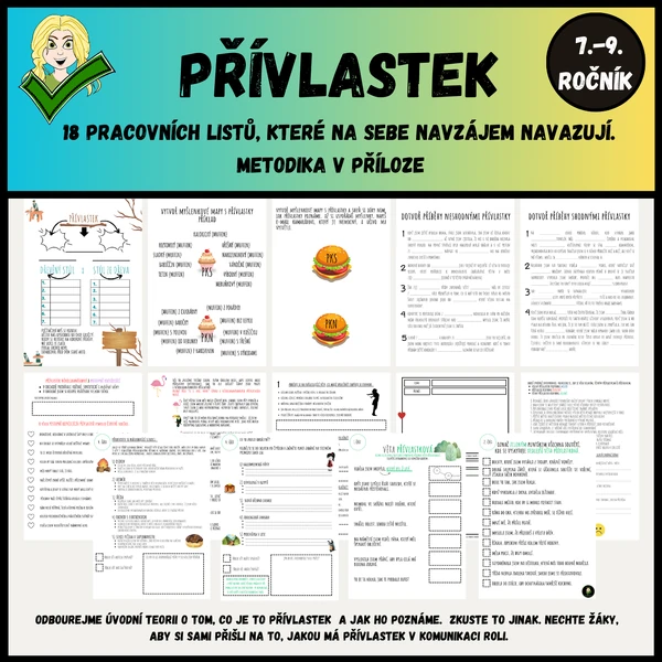 Přívlastek - kompletní přípravy do hodin